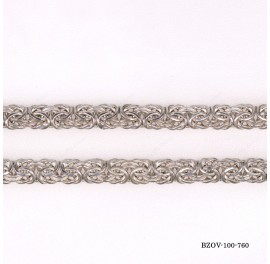 Two Side Oval Special Made King Chain Bizantina Chain