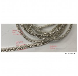 Two Side Oval Special Made King Chain Bizantina Chain