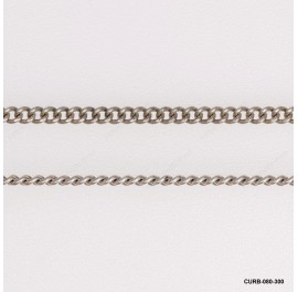 Tight Curb No Diamond Cut Chain Round Curb Chain