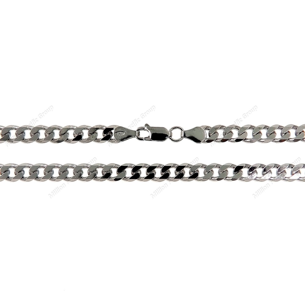 Curb 6 side Diamond Cut Chain