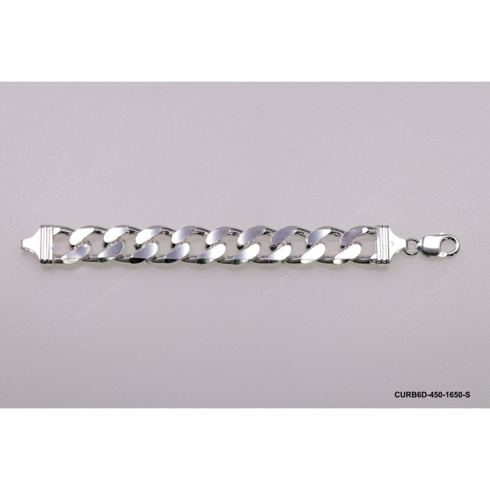 Curb 6 side Diamond Cut Chain
