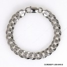 Curb 6 side Diamond Cut Pave Chain