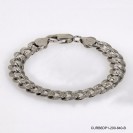 Curb 6 side Diamond Cut Pave Chain