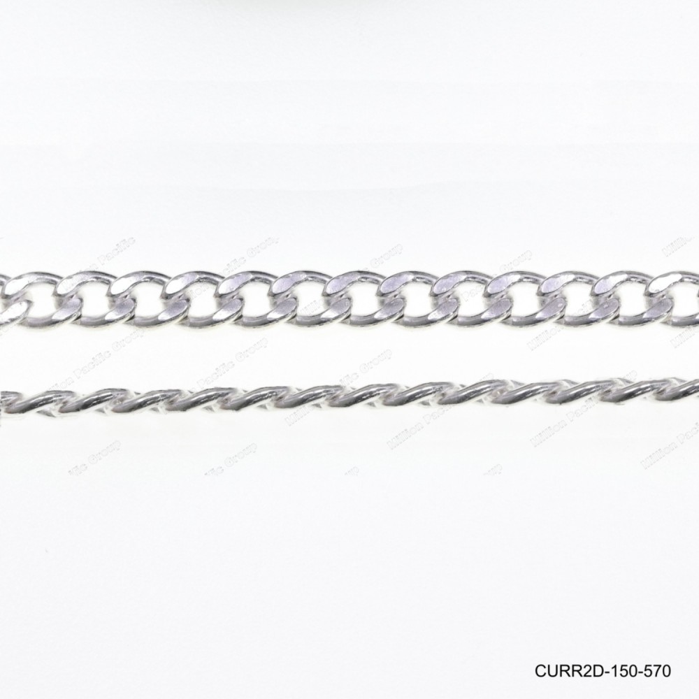 Curb 2 side Diamond Cut Man Bracelet Necklace