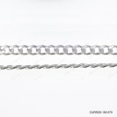 Curb 2 side Diamond Cut Man Bracelet Necklace