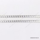 Square Curb 10 side Diamond Cut Chain