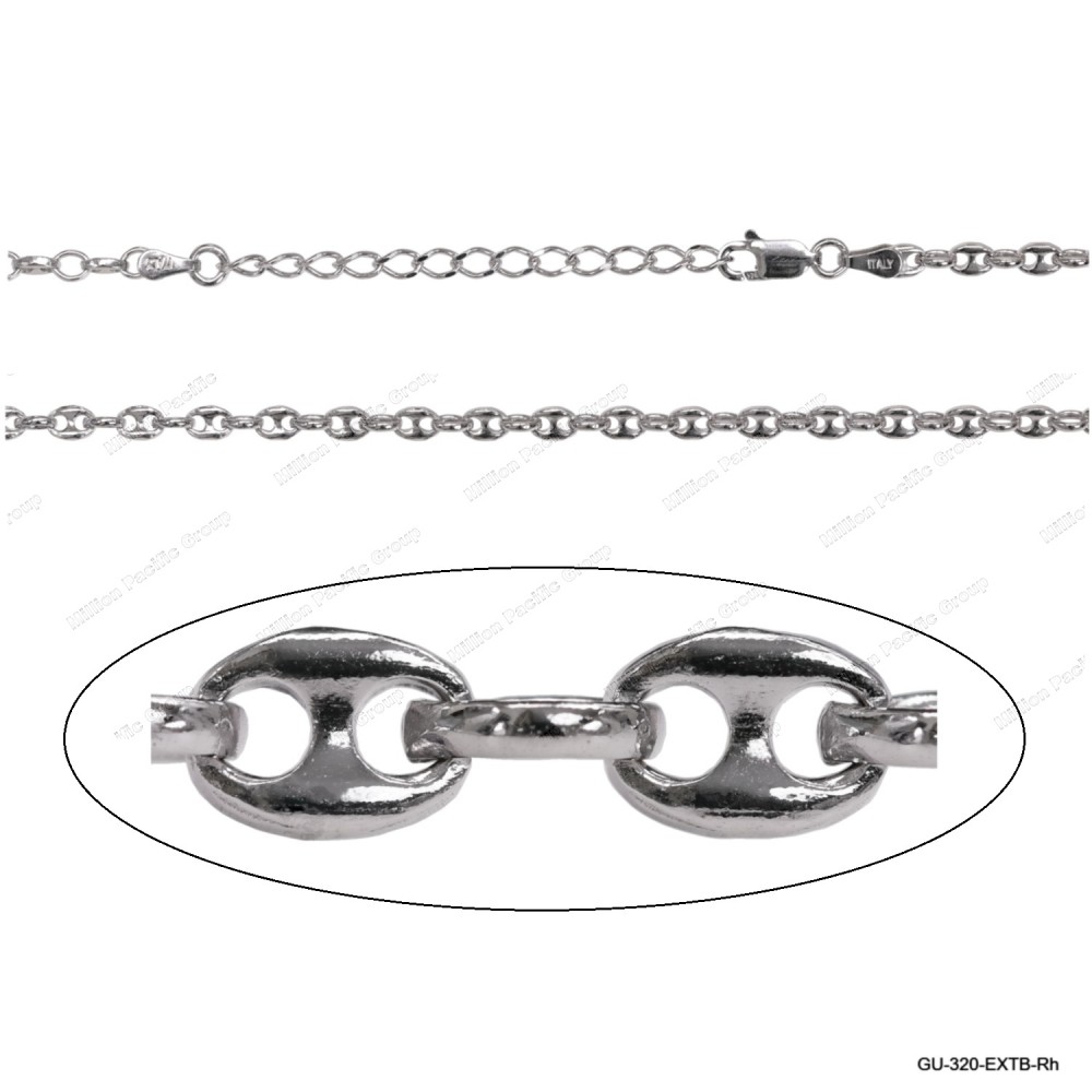 GU-320-EXTB, Gucci Marina Necklace ~3.2mm