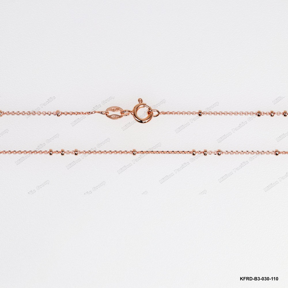 DC Cable Beads alternating 3-1 Chain
