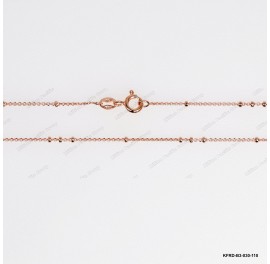 DC Cable Beads alternating 3-1 Chain