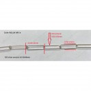 Paper Clip Round wire Long Link Chain Rectangle Rolo Anchor Cable Chain