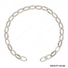 Oval Rolo Cable Anchor Rectangle Flat Wire PAVE Chain