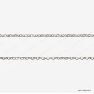 ROOV-025, Oval Anchor Rolo Cable Chain ~0.95mm