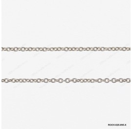 ROOV-025, Oval Anchor Rolo Cable Chain ~0.95mm