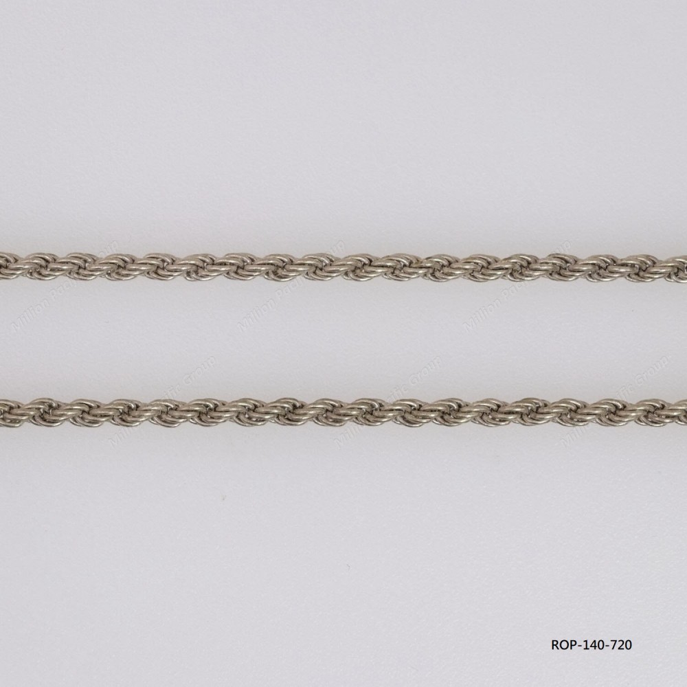 Round Rope Chain Italian Hand Made