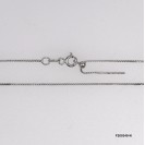 Round Box 0.9mm Chain Box Half Round Wire Veneziana Round Bead Slider Pin End Necklace