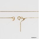 Box Chain Veneziana 0.8mm Round Slider bead Pin End Adjustable Necklace