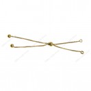 Round Bead Slider Round Box Chain Findings for Bracelet Necklace